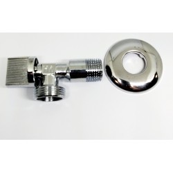 GRIFO LAVADORA 1/2-3/4 CON FLORON CROMADO