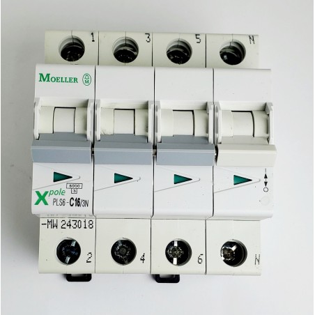 MAGNETOTERMICO 3P+N  16A, MOELLER