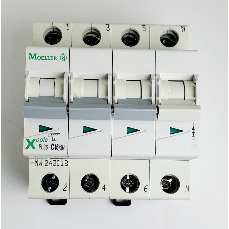 MAGNETOTERMICO 3P+N  16A, MOELLER