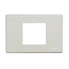 PLACA 4 MECANISMOS ALUMINIO BTICINO MAGIC