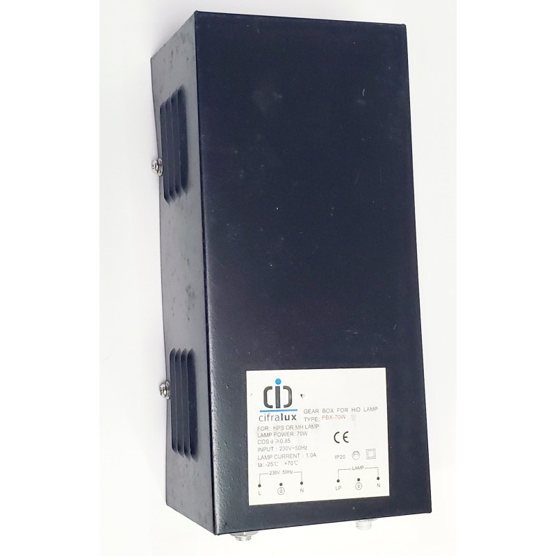 EQUIPO ENCENDIDO 70W, TIPO  PBX70 CIFRALUX