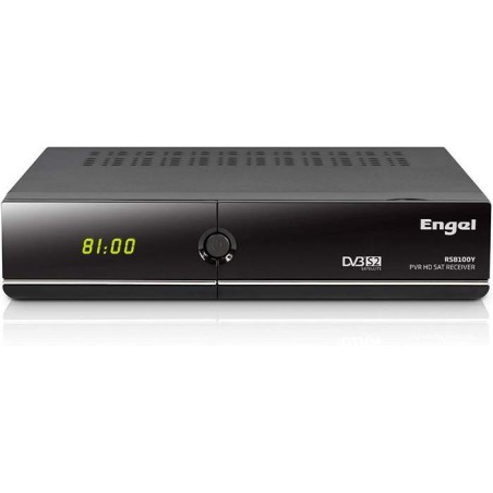 Receptor Satélite Engel RS8100R - HD, DVB-S2/S, HDMI, RS-232, DV3S2, IPTV, PVR, USB 2.0, WiFi