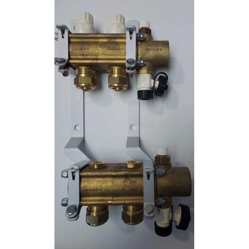 Colector  para suelo radiante chemidro 10 salidas
