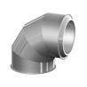 CODO 90º INOX-INOX DOBLE 150-200 NEGARRA