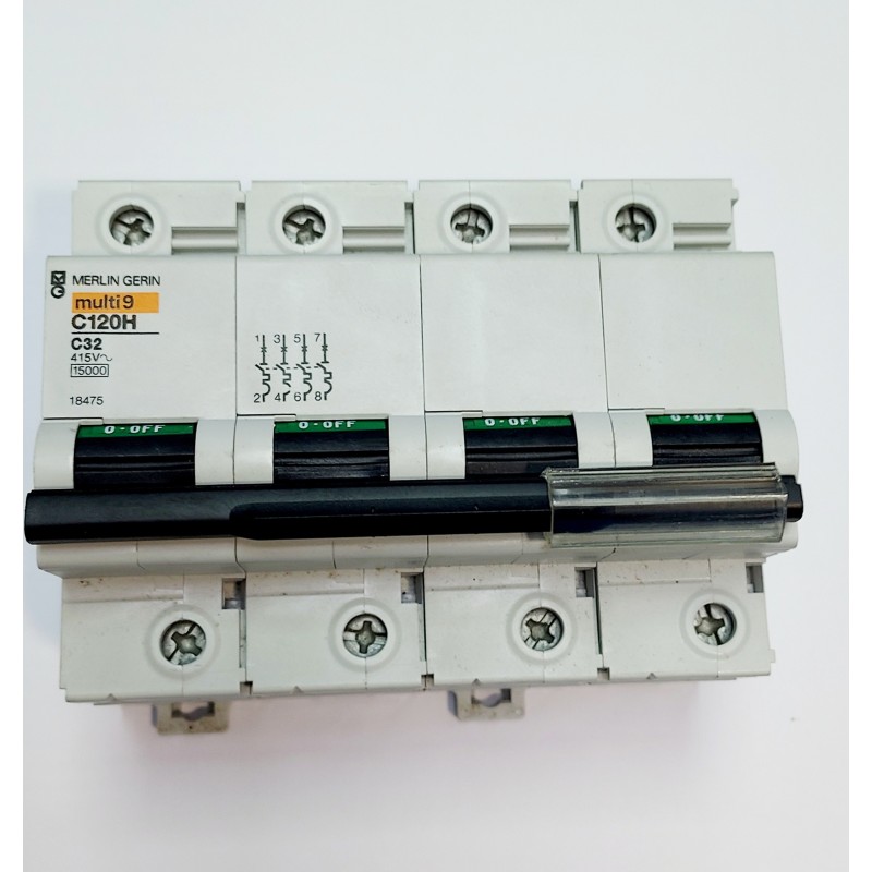 MAGNETOTERMICO 4P,C120H  32A. MULTI9 MERLIN GUERIN