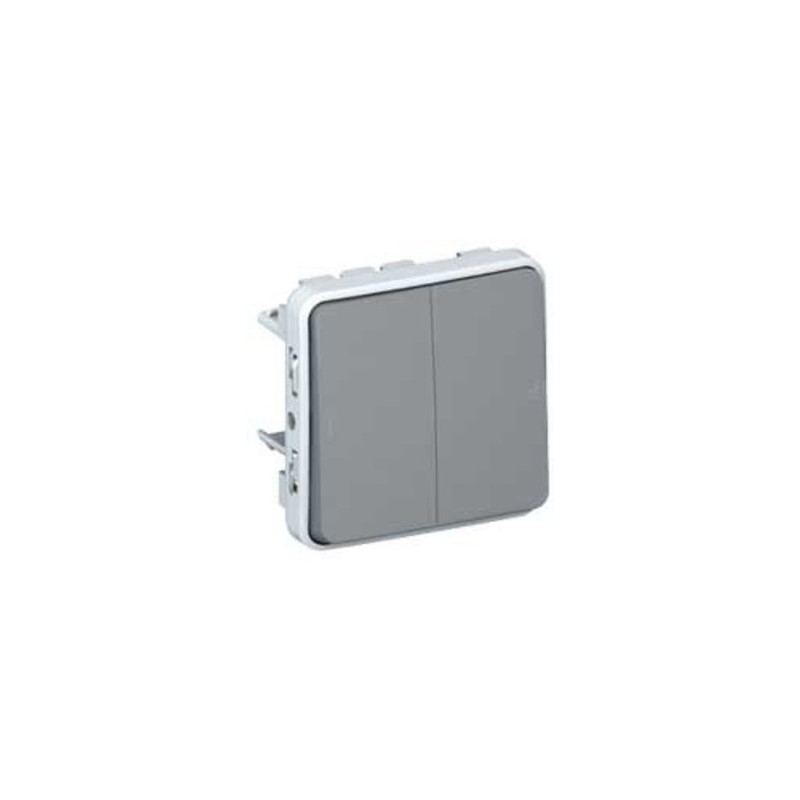 INTERRUCTOR,LEGRAND,ESTANCO,PLEXO,DOBLE INTERRUTOR
