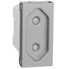 TOMA CORRIENTE ESTRECHO  ENCHUFE 2P UNICA TOP ALUMINIO  SCHENEIDER  ELECTRIC EUNEA