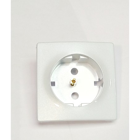 TAPA ENCHUFE EUNEA  BLANCO MARMOL SM180