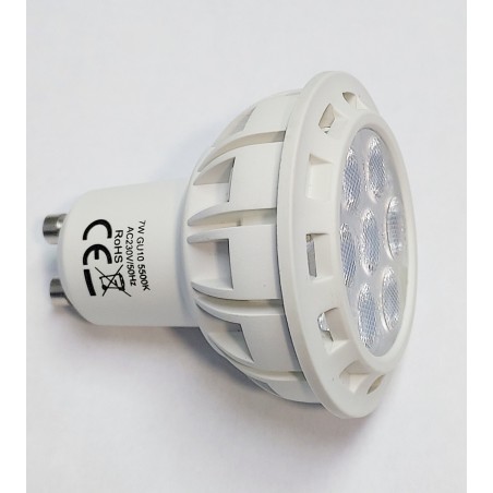 bombilla led 5w,smd gu-10 220v,3000ºK CALIDA,lapafil
