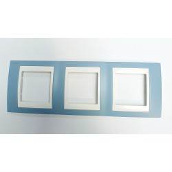 MARCO PLUS  3 ELEMENTOS HORIZONTAL UNICA AZUL MANGANESO EUNEA