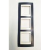 MARCO PLUS  3 ELEMENTOS VERTICAL UNICA GRIS PIZARRA MARFIL