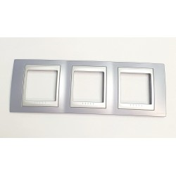 MARCO 3 ELEM,AZUL BIRILO ALUMINIO UNICA TOP serie unica top