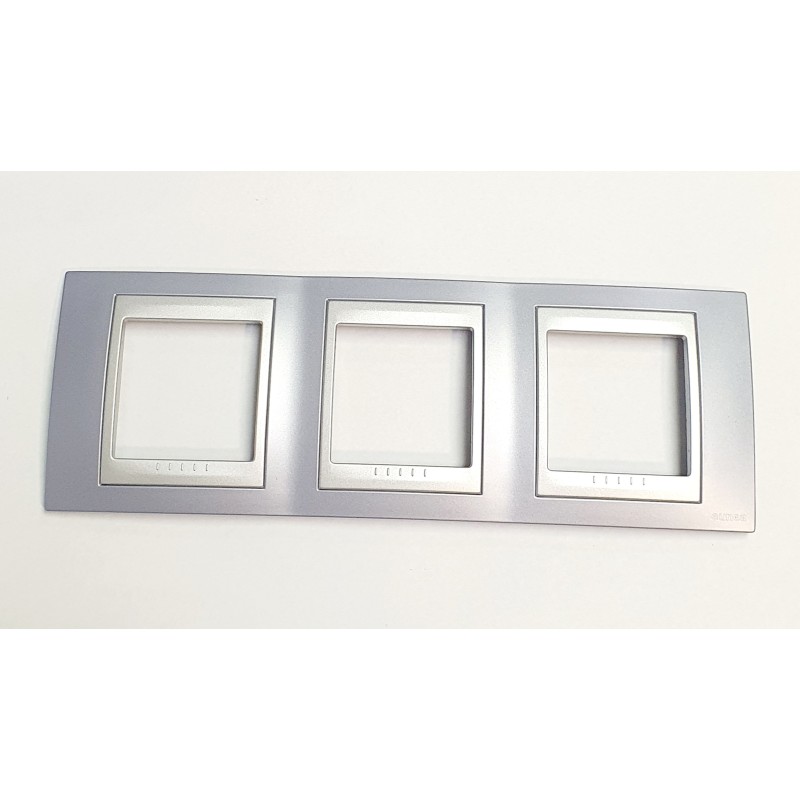 MARCO 3 ELEM,AZUL BIRILO ALUMINIO UNICA TOP serie unica top