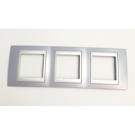 MARCO 3 ELEM,AZUL BIRILO ALUMINIO UNICA TOP serie unica top