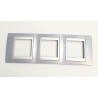 MARCO 3 ELEM,AZUL BIRILO ALUMINIO UNICA TOP serie unica top