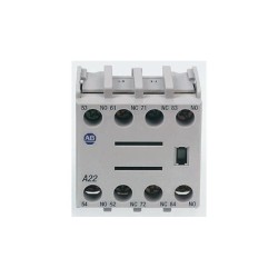 CONTACTOR  AUXILIAR ALLEN-BRADLEY  100-FA22  2NO 2NC AB