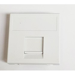 PLACA K45 PLANA CON GUARDAPOLVO PARA 1 CONECTOR  AMP ,KRONE O BELDENCOT CIMA SIMONCONNECT