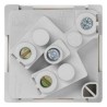 Base Schuko Simon K01/9 500 Cima blanco