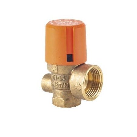 VALVULA SEGURIDAD CON TOMA MANOMETRO SOLAR 1/2- 3/4-8BAR DUCO H-H