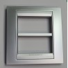 MARCO CENTRALIZACION 2X4 UNICA TOP ALUM/CROMO