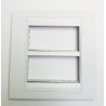 MARCO CENTRALIZACION 2X6 UNICA  POLAR UNICA SCHNEIDER