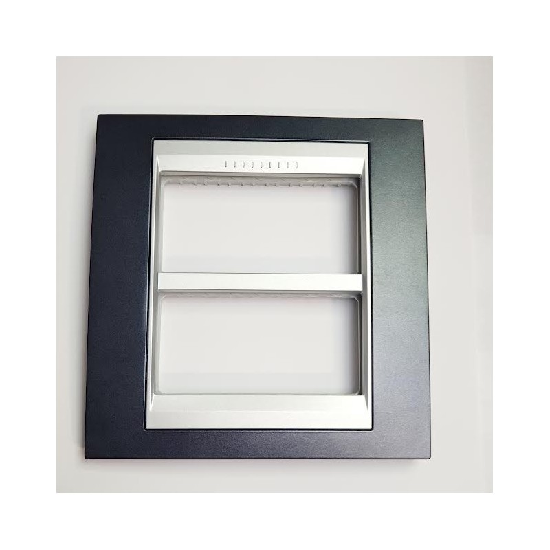 MARCO CENTRALIZACION 2X6 UNICA TOP  GRIS METAL