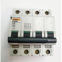 MAGNETOTERMICO 4P,  C20A.  MERLIN GUERIN MULTI9 C60N