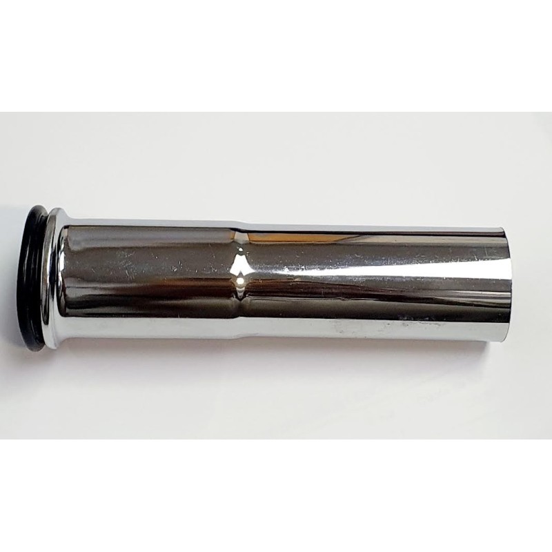 TUBO CROMO,ALARGO,SIFON,SANITARIO,LAVABO,DESAGUE,VALVULA