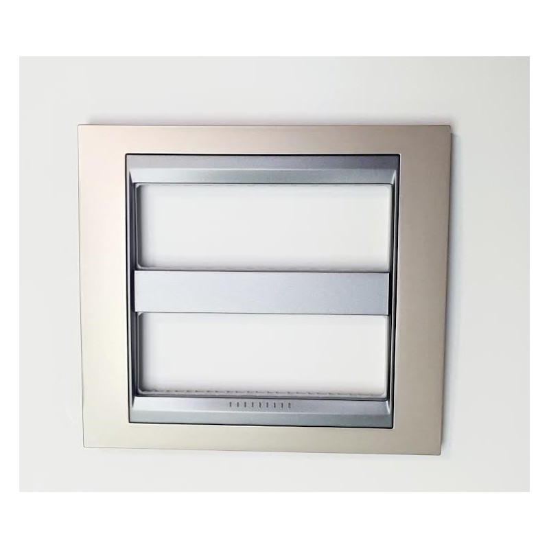 MARCO CENTRALIZACION 2X6 MODULO UNICA COBRE ONIX