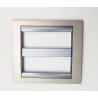 MARCO CENTRALIZACION 2X6 MODULO UNICA COBRE ONIX