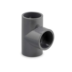 Té PVC presión 90º de 90 mm  PN16