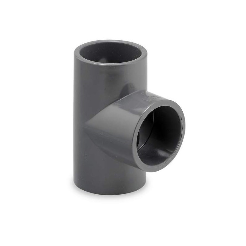 Té PVC presión 90º de 90 mm  PN16