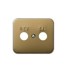 TAPA TOMA TV/SAT SIMON 75 BRONCE