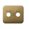TAPA TOMA TV/SAT SIMON 75 BRONCE