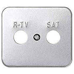 TAPA TOMA TV/SAT SIMON 75 ALUMINIO