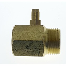Conexión para tomador GAS NATURAL 3/4”H -3/4”M Y PURGADOR