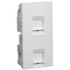 RJ45 INFRA+,SCHNEIDER,UNICA,DOBLEENCHUFE