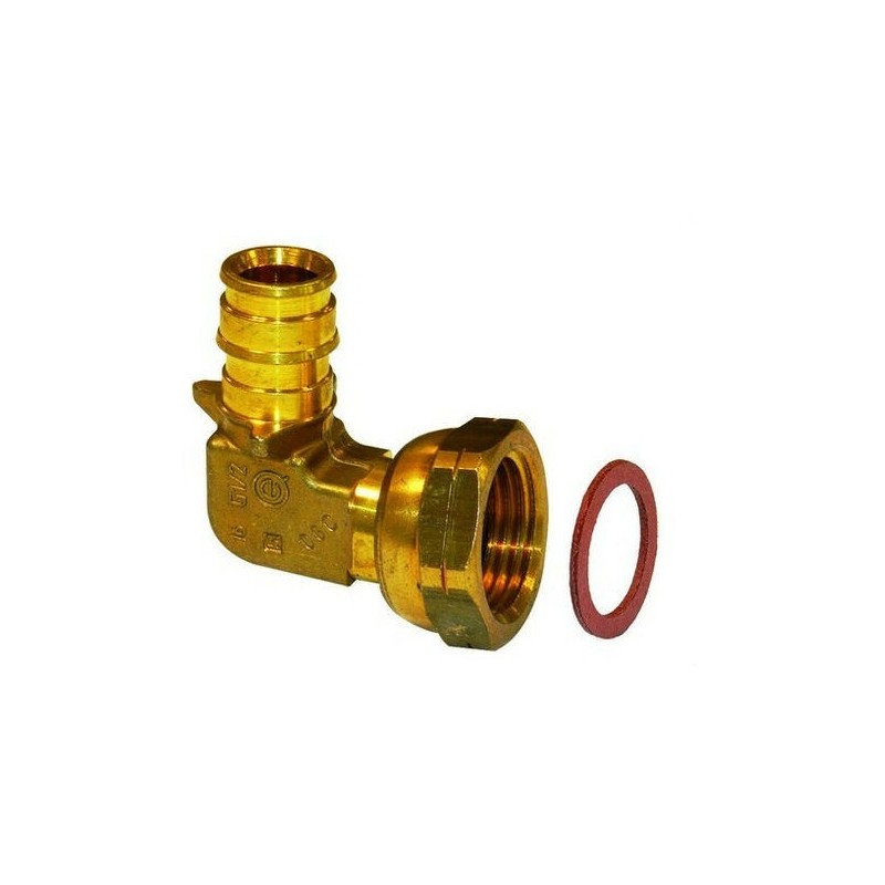 CODO TUERCA MOVIL LATON WIRSBO 20X1/2 HEMBRA UPONOR
