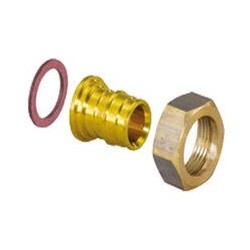 RACOR TUERCA MOVIL LATON WIRSBO 16X1/2 HEMBRA UPONOR