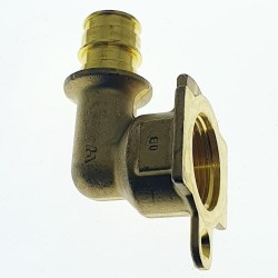 CODO METALICO 20x3/4" PARA ENCASTRAR LATON WIRSBO UPONOR