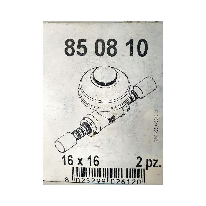 LLAVE EMPOTRAR MANDO OCULTO SANITHERM 16MM   CHEMIDRO