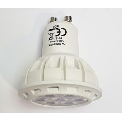 BOMBILLA dicroica LED 7W, GU10 580LM LUZ FRIA,6000ºK