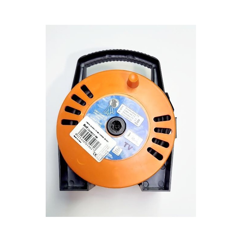 ALARGO,CABLE ANTENA,TV,COAXIAL,ENROLLADOR