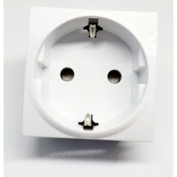 base de enchufe  unica blanco eunea unica 