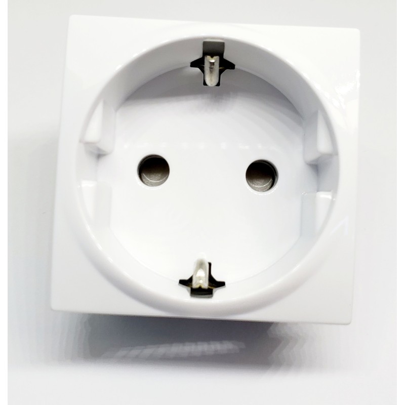 base de enchufe  unica blanco eunea unica 