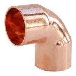 CODO 90º COBRE SOLDAR FIG,90 CU HEMBRA HEMBRA 28MM.