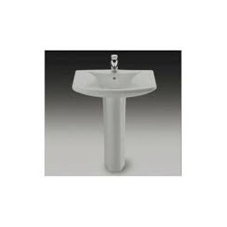 Lavabo Sidney 65 cm. c/ancl.ROCA  BLANCO