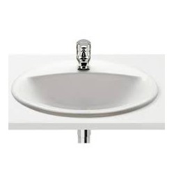 Lavabo Sidney 65 cm. c/ancl.ROCA  BLANCO