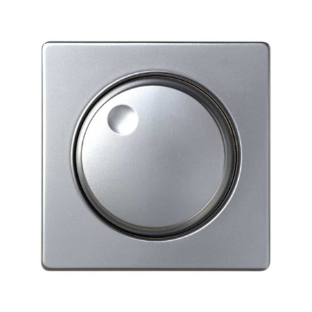 TAPA+BOTON REGULADOR ELECTRONICO SIMON 82ALUMINIO