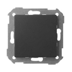 Tapa ciega bastidor Simon 82 82800-38 color grafito